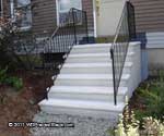 finished concrete stairs in Massachusetts